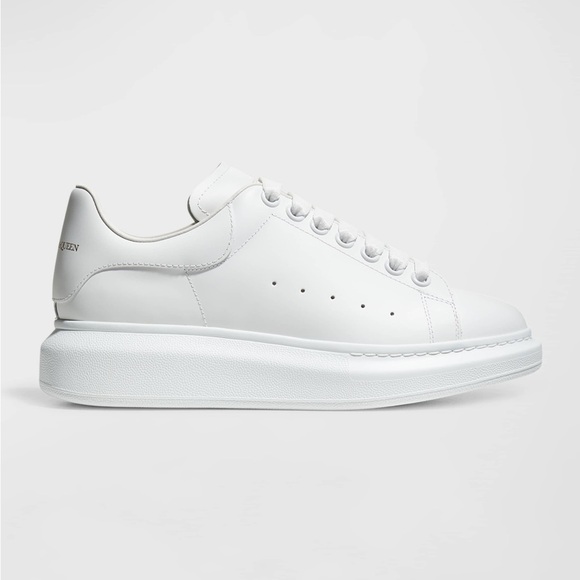 ALEXANDER MCQUEEN Oversized Women's White Sneakers US 9 - Picture 2 of 8